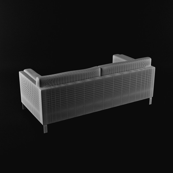 3d model modern couch leather fabric - Couch 03 by lajhar
